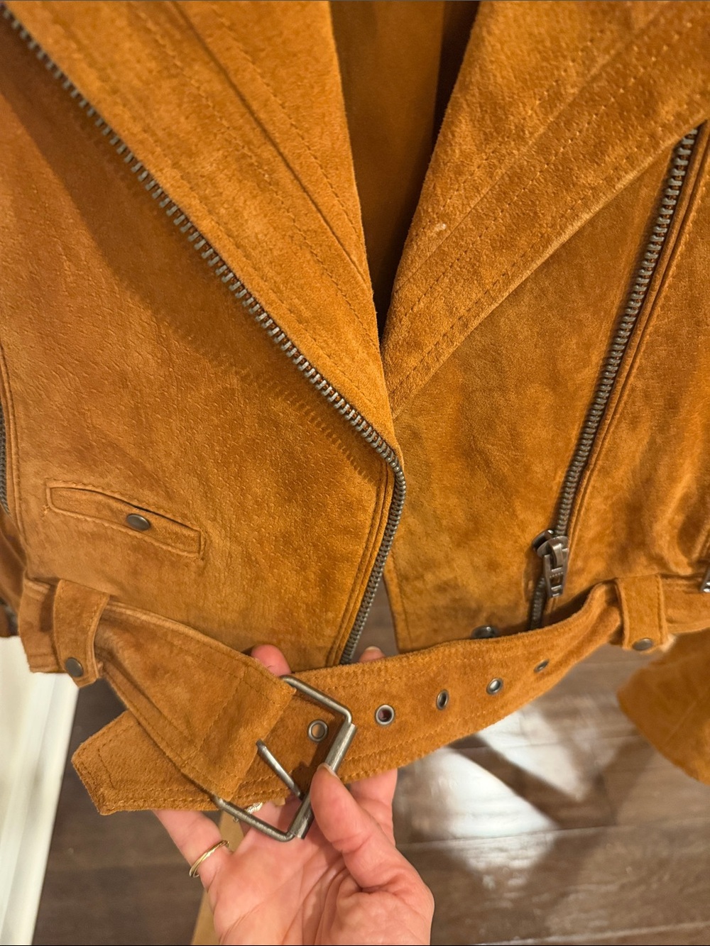 Suede Moto Jacket - Picture 3 of 4